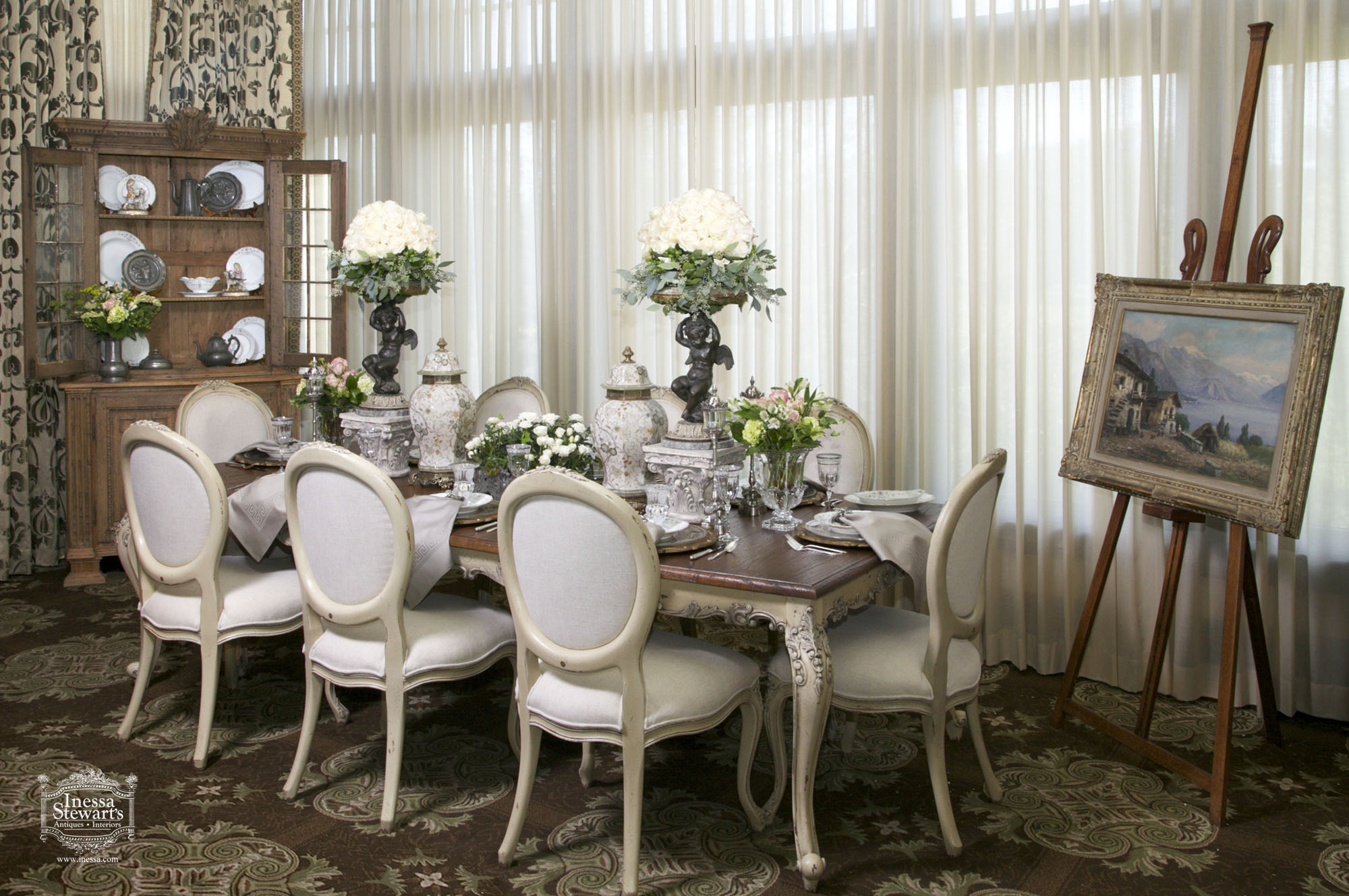 dining room table scapes