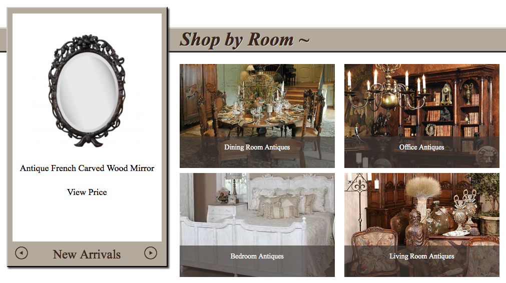 Antique Furniture New Arrivals and Shop by Room