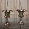 Rare Set of Six 18th Century Dutch Copper & Brass Candlesticks