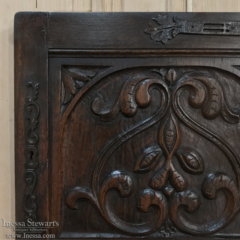 19th Century Carved Renaissance Panel - Inessa Stewart's Antiques