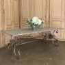 19th Century Door converted to Wrought Iron Dining Table