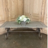 19th Century Door converted to Wrought Iron Dining Table