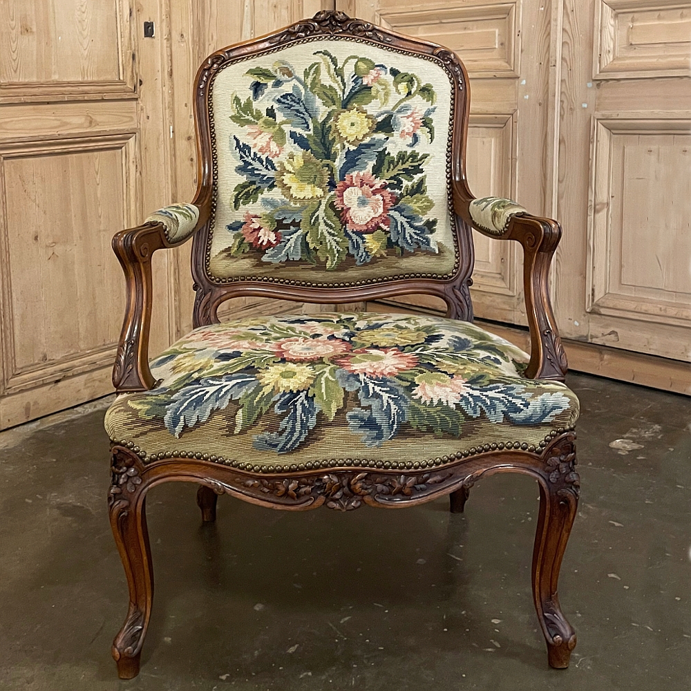 Antique French Louis XV Tapestry Armchair Available For Immediate Sale At  Sotheby's