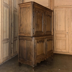 18th Century Rustic Country French Buffet a Deux Corps