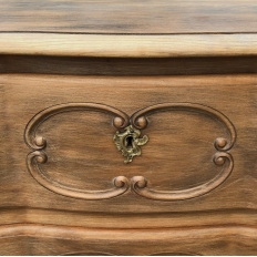 Antique Country French Fruitwood Commode