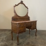 Antique Country French Marble Top Vanity