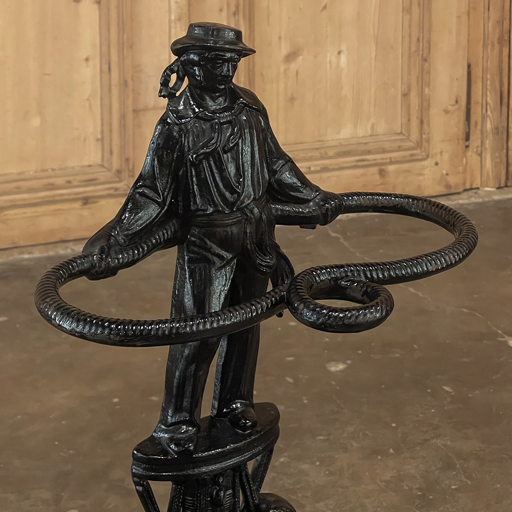 Sculptured Cast Iron Stand