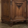 Grand French Louis XIV Serpentine Solid Walnut Buffet