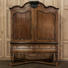 Early 19th Century Raised Dutch Wardrobe