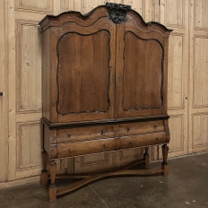 Early 19th Century Raised Dutch Wardrobe