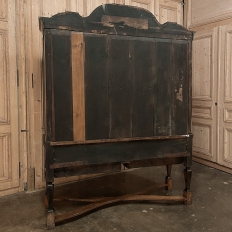 Early 19th Century Raised Dutch Wardrobe