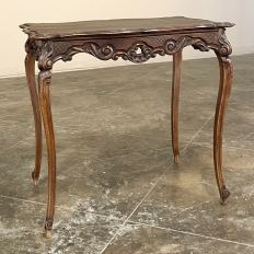 19th Century French Regence Walnut End Table ~ Side Table