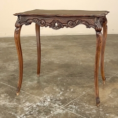 19th Century French Regence Walnut End Table ~ Side Table