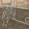 Belle Epoque Period French Painted Wrought Iron & Glass Coffee Table