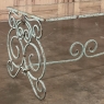 Belle Epoque Period French Painted Wrought Iron & Glass Coffee Table