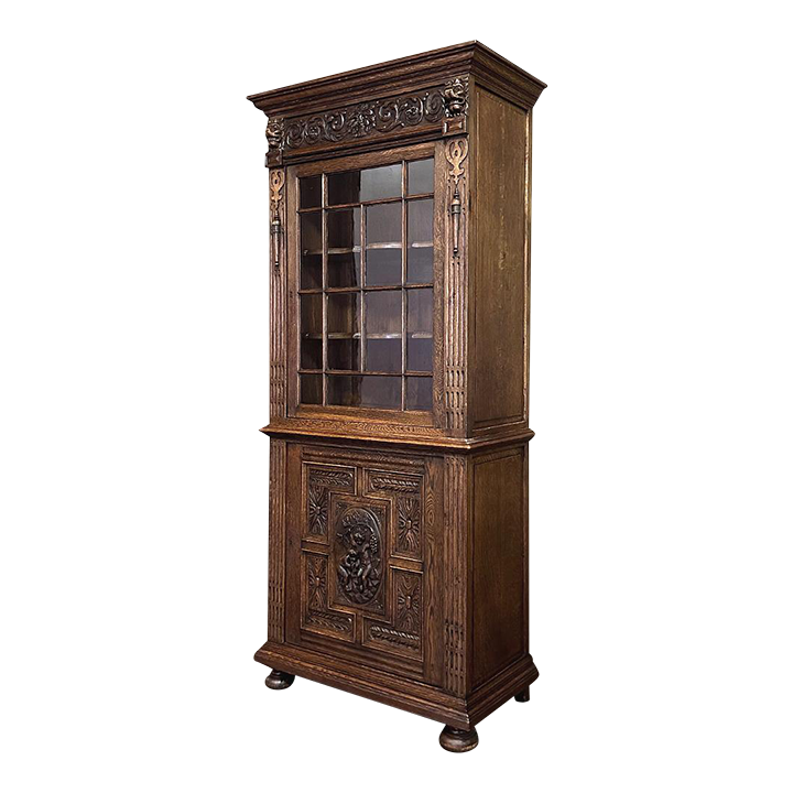 19th Century Flemish Renaissance Revival Bookcase