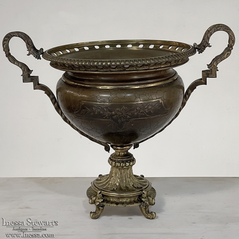 19th Century Bronze Neoclassical Jardiniere