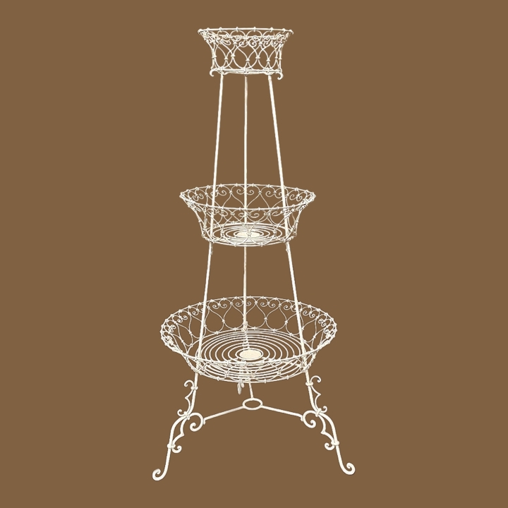 French country wire Jardiniere hotsell stand