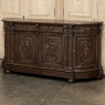 19th Century French Walnut Neoclassical Buffet with Four Seasons