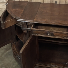 19th Century French Walnut Neoclassical Buffet with Four Seasons