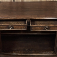 19th Century French Walnut Neoclassical Buffet with Four Seasons