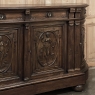 19th Century French Walnut Neoclassical Buffet with Four Seasons