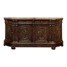 19th Century French Walnut Neoclassical Buffet with Four Seasons