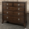 Antique English Mahogany Veneer Chest of Drawers