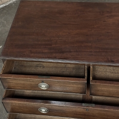 Antique English Mahogany Veneer Chest of Drawers