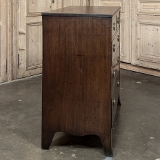 Antique English Mahogany Veneer Chest of Drawers