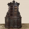 19th Century French Renaissance Two-Tiered Bookcase ~ Bibliotheque