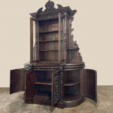 19th Century French Renaissance Two-Tiered Bookcase ~ Bibliotheque