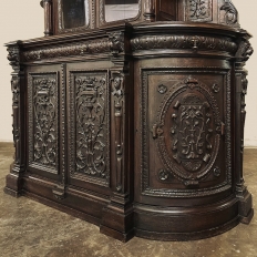 19th Century French Renaissance Two-Tiered Bookcase ~ Bibliotheque