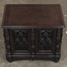 19th Century French Gothic Petite Trunk ~ Blanket Chest