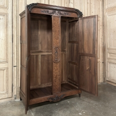 Antique French Louis XVI Walnut Armoire ~ Wardrobe