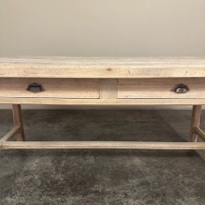 Antique Rustic Country French Cherrywood Table ~ Desk