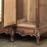 19th Century French Louis XV Walnut Triple Armoire