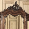 19th Century French Louis XV Walnut Triple Armoire