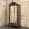 19th Century French Louis XV Walnut Triple Armoire