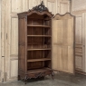 19th Century French Louis XV Walnut Triple Armoire