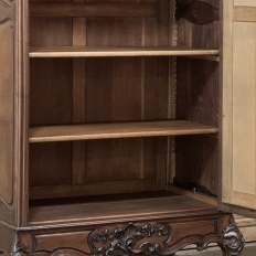 19th Century French Louis XV Walnut Triple Armoire