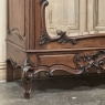 19th Century French Louis XV Walnut Triple Armoire