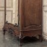 19th Century French Louis XV Walnut Triple Armoire