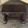 19th Century French Napoleon III Period Gothic Revival Walnut Library Table