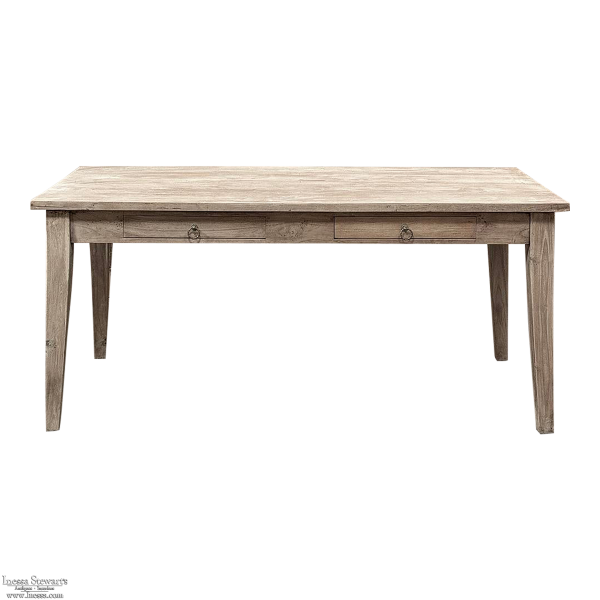 Antique Rustic Country French Desk ~ Dining Table in Sycamore