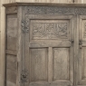 Mid-19th Century English Oak Wardrobe in Stripped Oak