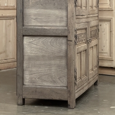 Mid-19th Century English Oak Wardrobe in Stripped Oak