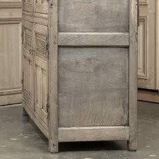 Mid-19th Century English Oak Wardrobe in Stripped Oak