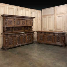 Antique Grand Italian Renaissance Walnut Buffet