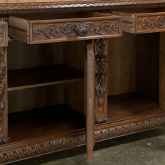 Antique Grand Italian Renaissance Walnut Buffet